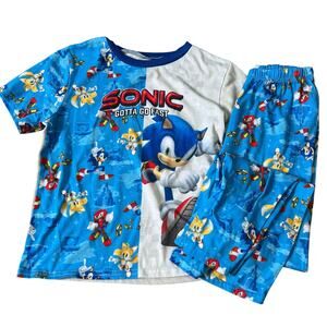 Sonic the Hedgehog Boys Pajama Set Size 10